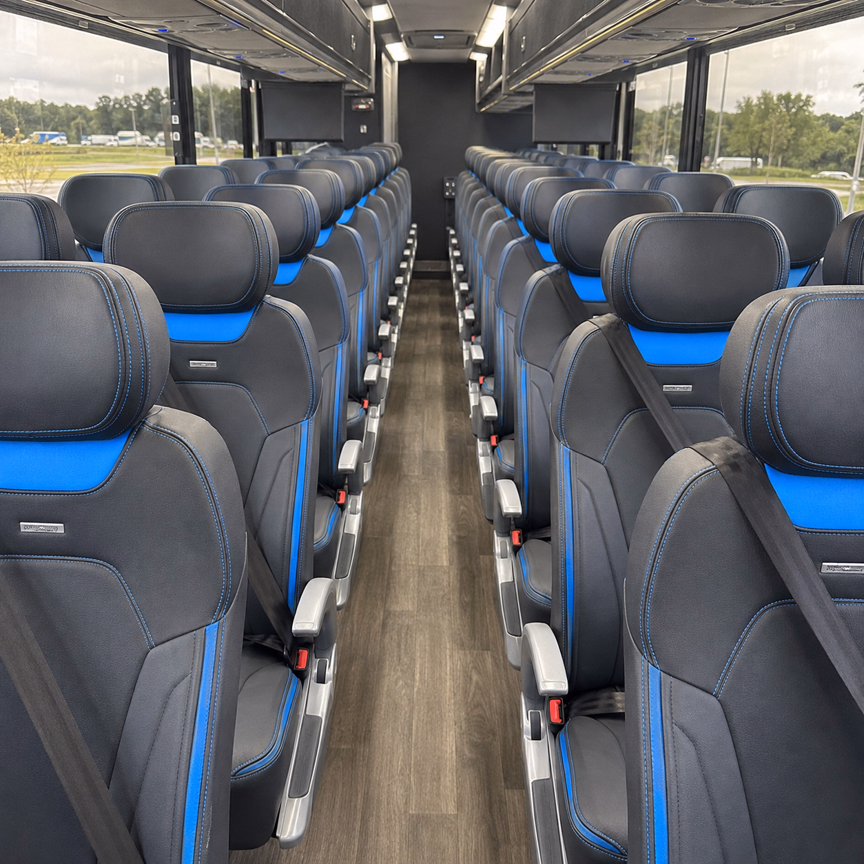 dearborn charter bus services inside