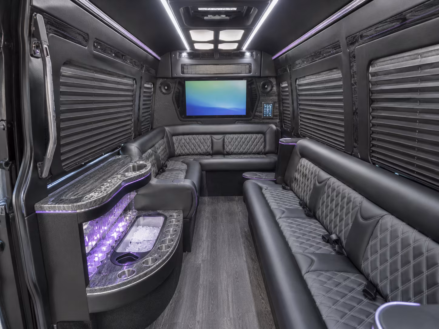 dearborn party bus interior
